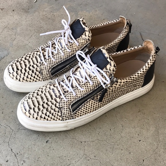 Giuseppe Zanotti Other - Giuseppe Zanotti Snakeskin Embossed with Zippers